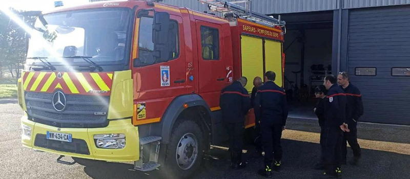 Nouveau véhicule pour les Pompiers de Simorre