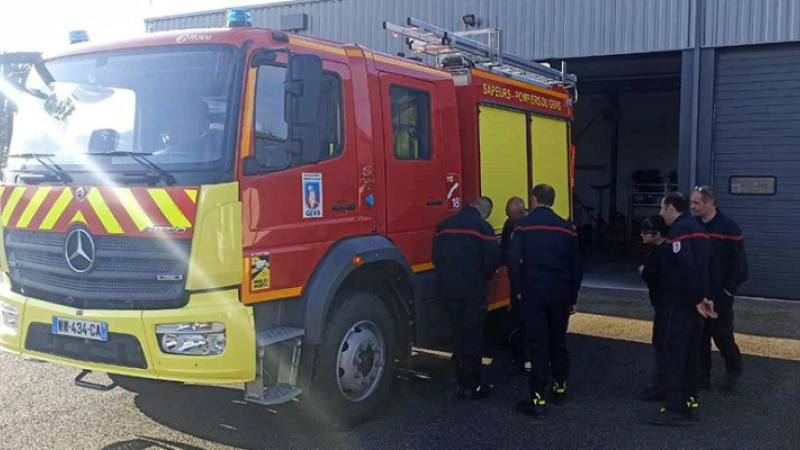Nouveau véhicule pour les Pompiers de Simorre