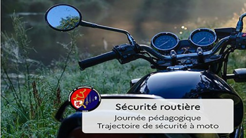 une journée pédagogique avec les motards de la gendarmerie