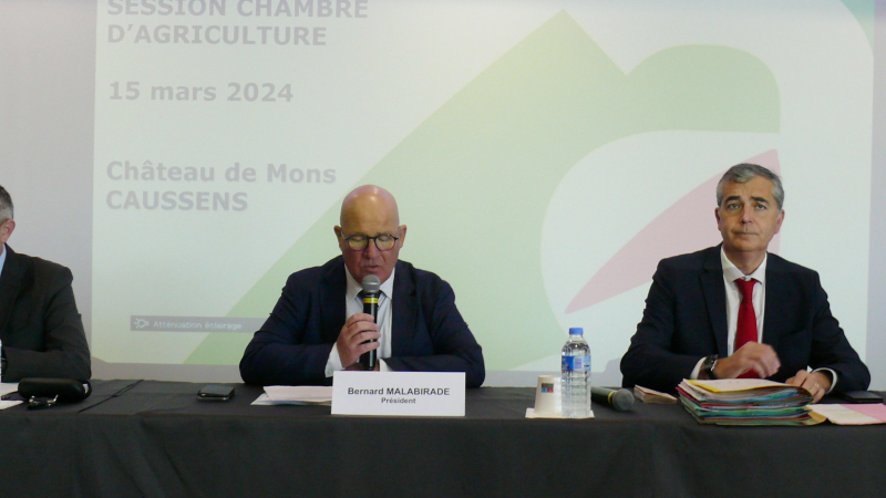 Session de la Chambre d'agriculture : des constats positifs mais aussi des inquiétudes