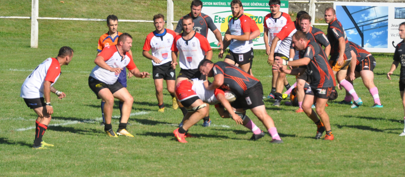 Rugby : sélection nationale de la gendarmerie vs UAV Rugby en présence d'Anthony Jelongh !