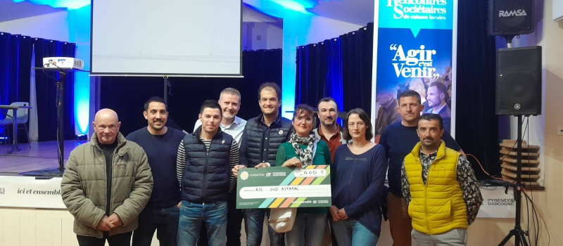 Le club soutenu par le Crédit Agricole dans son développement