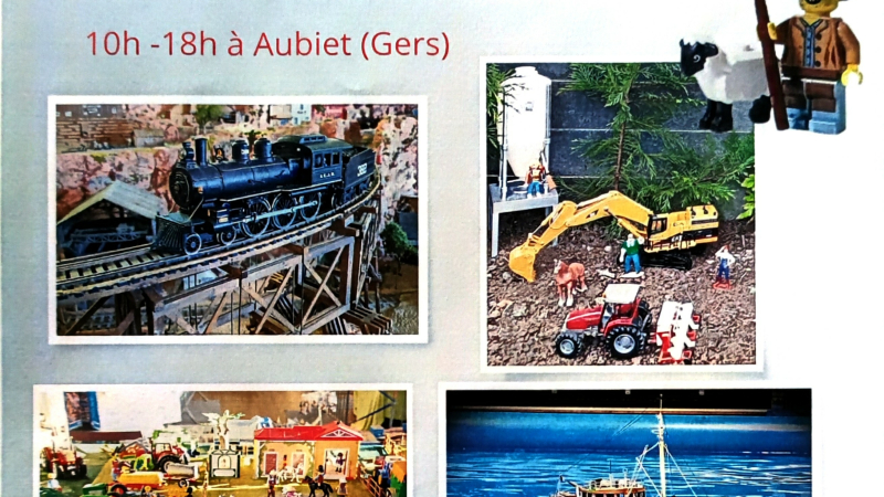 Une exposition remarquable sur les jouets miniatures à Aubiet.