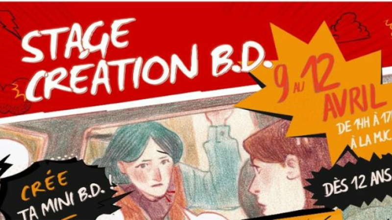 A la MJC, Apprends à créer ta propre BD !