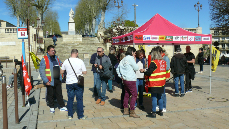 Les postiers ont manifesté pour faire valoir leurs revendications