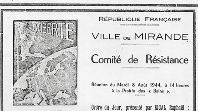 Le comité de la résistance à la libération
