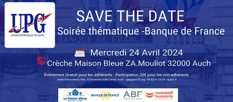Prochaine soirée thématique de l'UPG