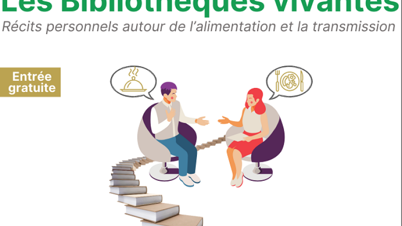 Bibliothèque vivante à la "Fabrique des Colibris"