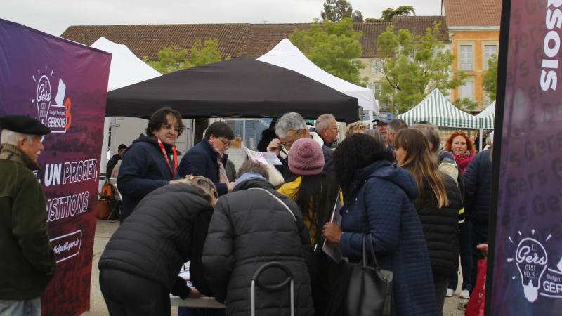 Marciac accueillait l’urne du budget participatif gersois