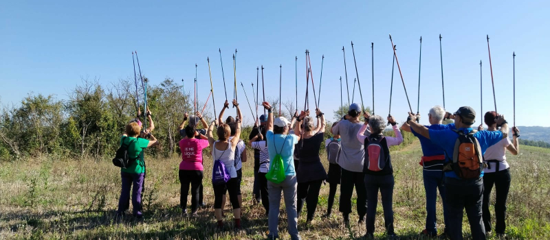 Gymnastique Volontaire Vicoise : découverte de la marche nordique