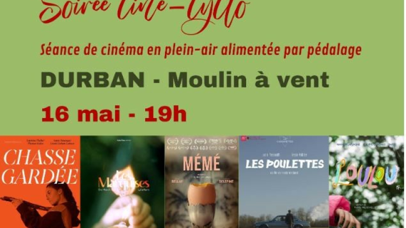 Soirée Ciné-Cyclo  dans le cadre  du " Grand Tour de l'Astarac"
