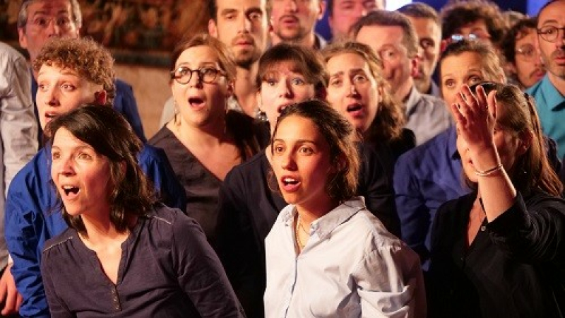 Concert "Infinity" 35 chanteurs a Capella - Conférence vocale - à l'église de Mauvezin