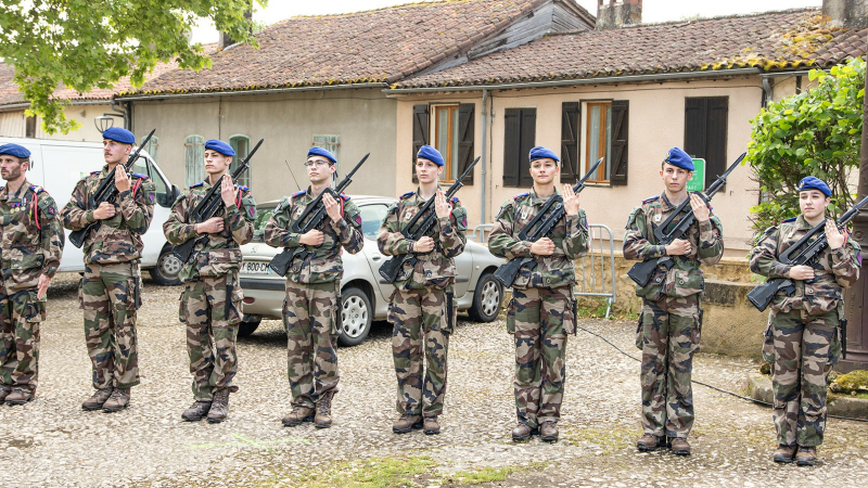 Commémoration à Nogaro de la Victoire du 8 mai 1945