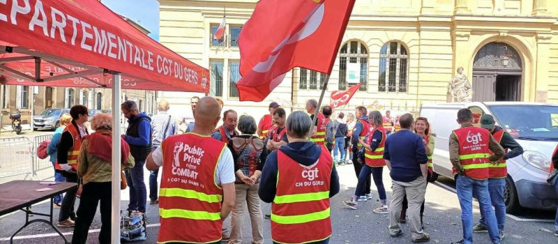 CGT : rassemblement pour la liberté d’expression et les libertés syndicales