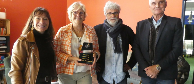 Muriel Abadie,  Vice-Présidente de la Région Occitanie en charge du Tourisme durable, des loisirs et du Thermalisme. en visite au Whaka Lodge