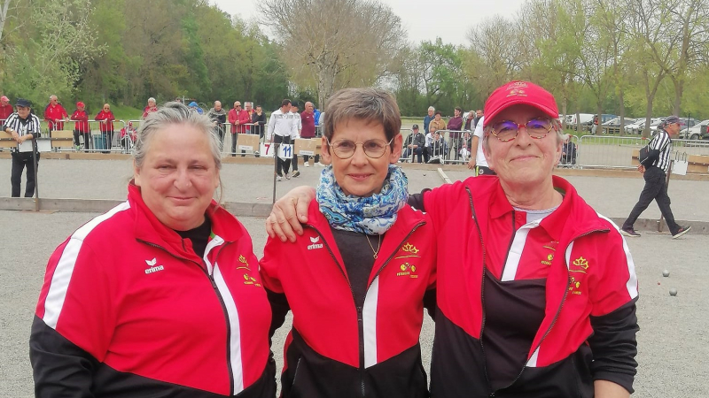 Championnat d'occitanie en triplette féminine.