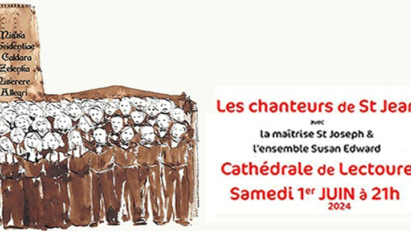 Les « Chanteurs de Saint Jean »  à la Cathédrale de Lectoure
