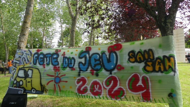 Même le soleil s'était invité à la Fête du Jeu