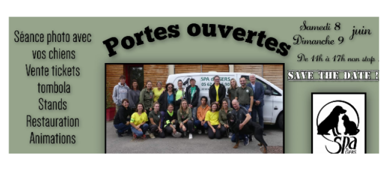 La SPA ouvre ses portes pendant tout un week-end !