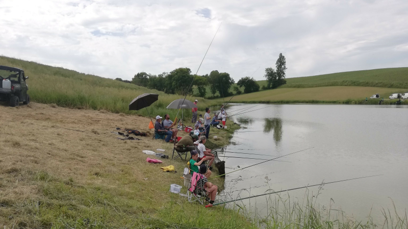 Anguille Vicoise : concours de pêche à Castillon Debats