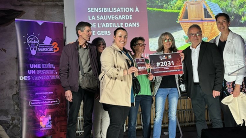 "Hygie Sports" récompensée au Budget Participatif Gersois pour la sauvegarde des abeilles
