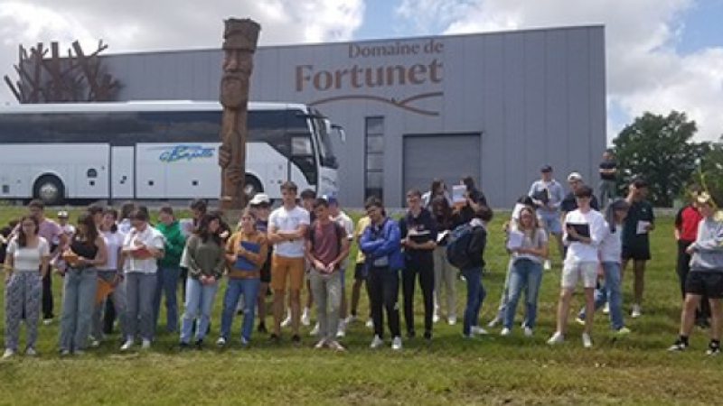 Les élèves de Beaulieu en voyage scolaire dans les Landes!