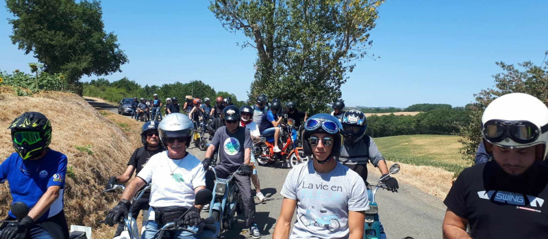 Les 50 km de Riguepeu en mobylette  9e édition approchent : inscrivez-vous !
