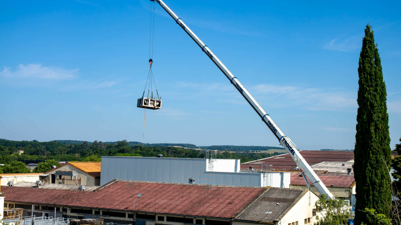 Abattoir : les travaux d’aménagement de  la future chaîne d’abattage ont commencé