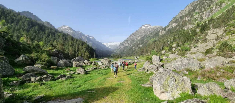 Dans les Pyrenées avec la Marmotte Gersoise