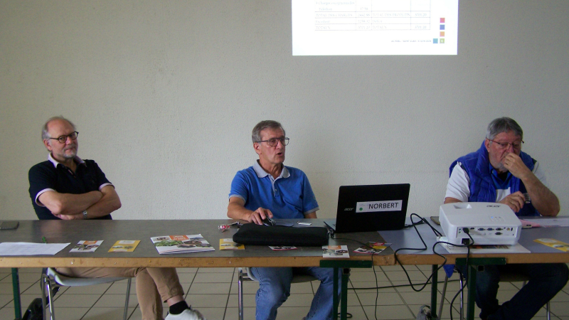 Compte rendu de L' Assemblée Générale de la "Retraite Sportive de Lomagne " section Saint-Clar.