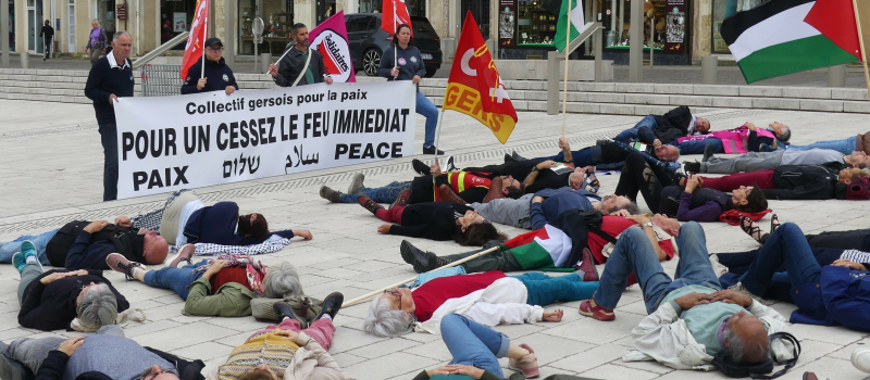Pour le cessez le feu immédiat à Gaza,