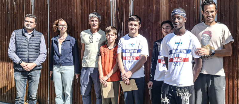 Nogaro: Enzo Soso et son équipe Champions de France de pétanque sport partagé !