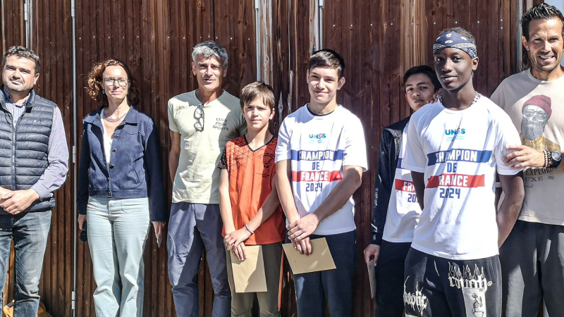 Nogaro: Enzo Soso et son équipe Champions de France de pétanque sport partagé !
