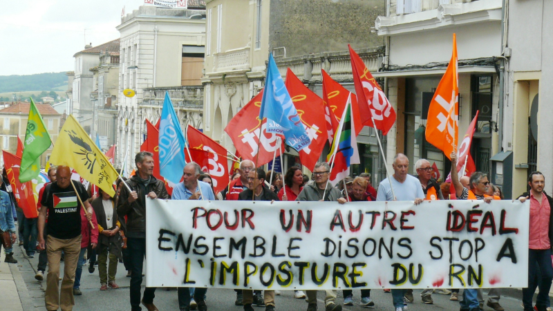 Manifestation contre l'extrême droite : entre 650 à 800 personnes ont battu le pavé