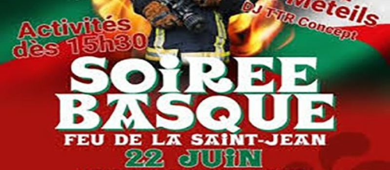 Une soirée Basque avec les sapeurs pompiers