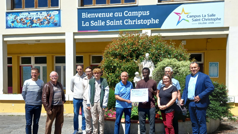 Des jeunes de St Christophe en soutien d’ A.S.MA.