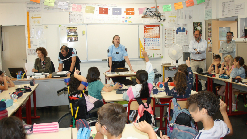 Les élèves du primaire passent leur permis
