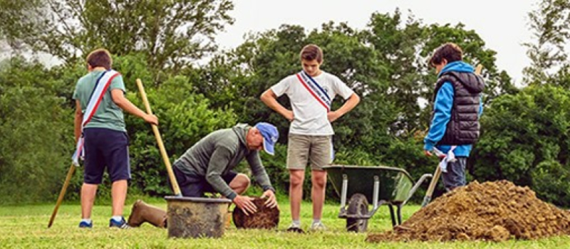 Une nouvelle aire de pique-nique grâce au  Rotary club