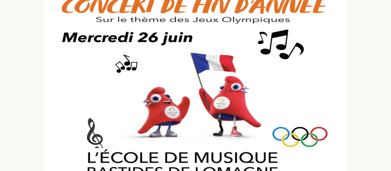 Concert de l'école de musique des Bastides de Lomagne à Saint-Clar