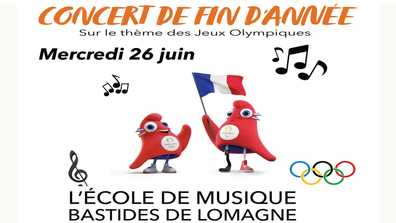 Concert de l'école de musique des Bastides de Lomagne à Saint-Clar