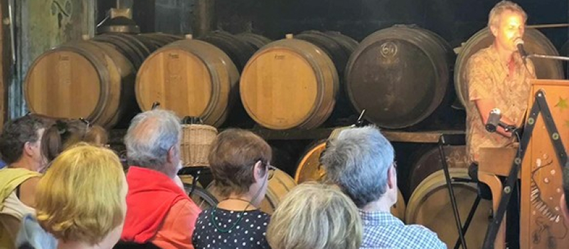 Piano dans le Chai, concert de Philippe Séranne, Domaine de Malartic