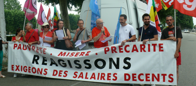 L'intersyndicale a manifesté surtout contre la réforme de l'assurance chômage et l'extrême droite