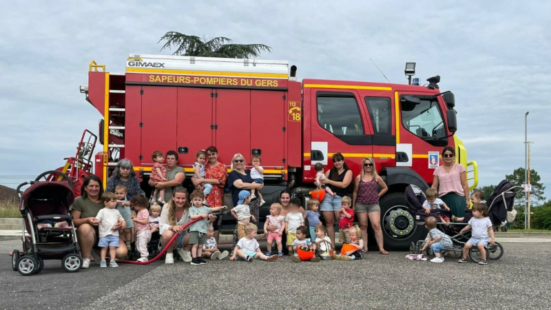 Les petits chez les pompiers : quand le rêve devient réalité !
