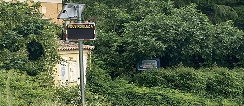 Dernier radar pédagogique mis en place