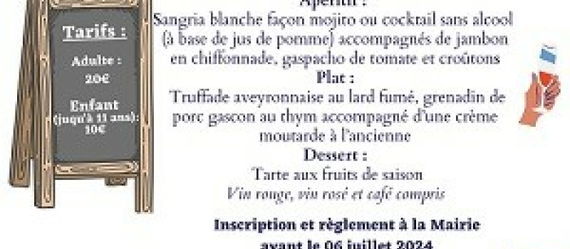 La fête du 14 juillet vous attend !