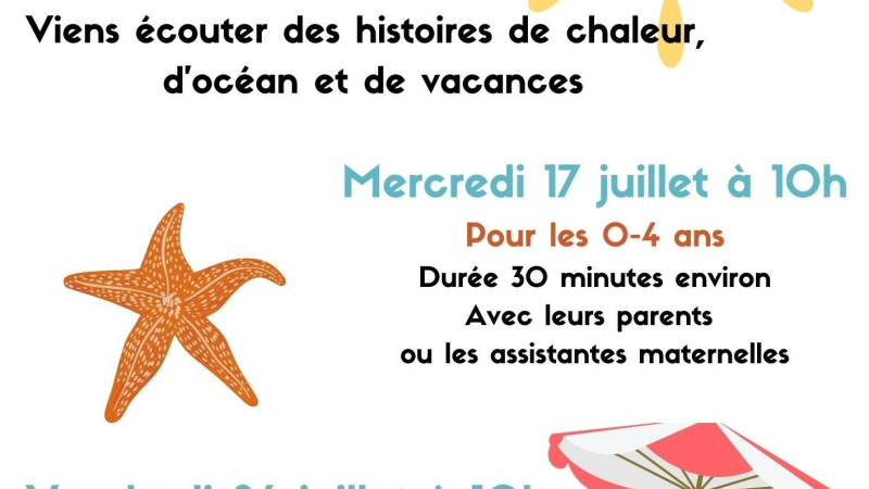 Programme d'été à la médiathèque