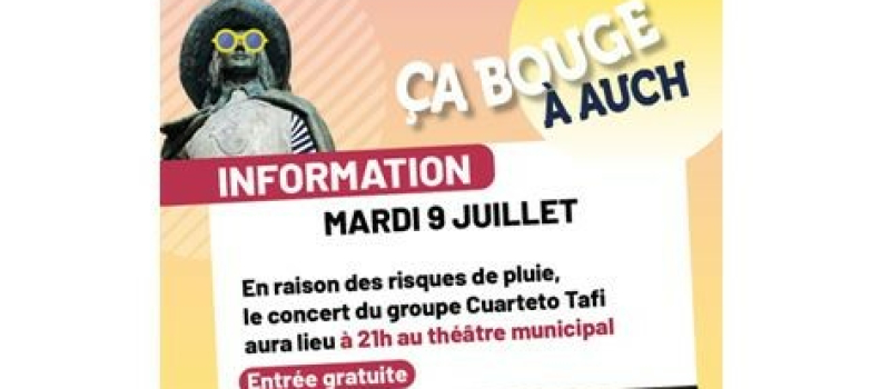 Report du concert de Cuarteto Tafi au théâtre d'Auch