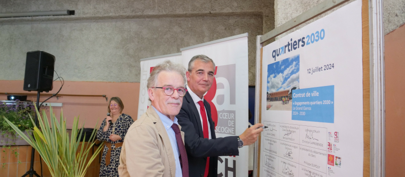 Signature du contrat ville 2024-2030