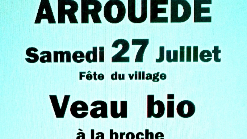 La Fête du Village d'Arrouède : Une Journée de Festivités et de Convivialité