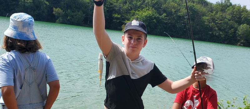 De jeunes pêcheurs heureux !